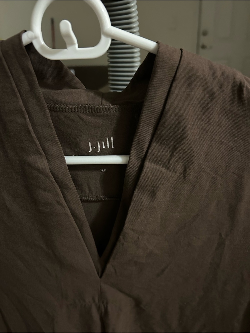J. Jill Chocolate Brown Relaxed Tee